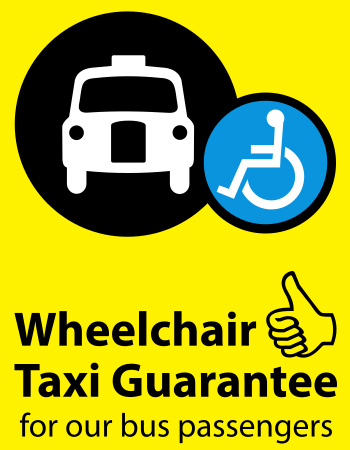 Wheelchair Taxi Guarantee poster